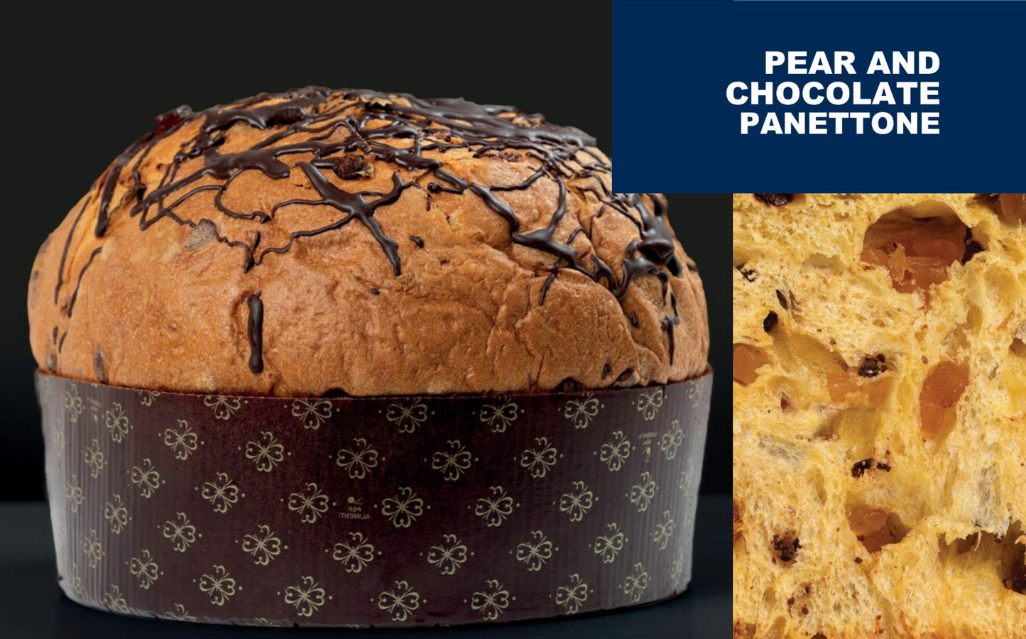 Pear and Chocolate Panettone